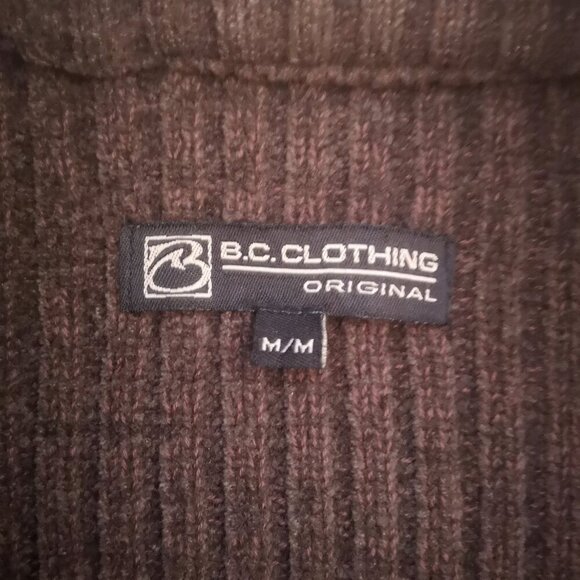BC Clothing Original Ladies Dark Brown Size Medium Full Zip Jacket - Picture 3 of 13
